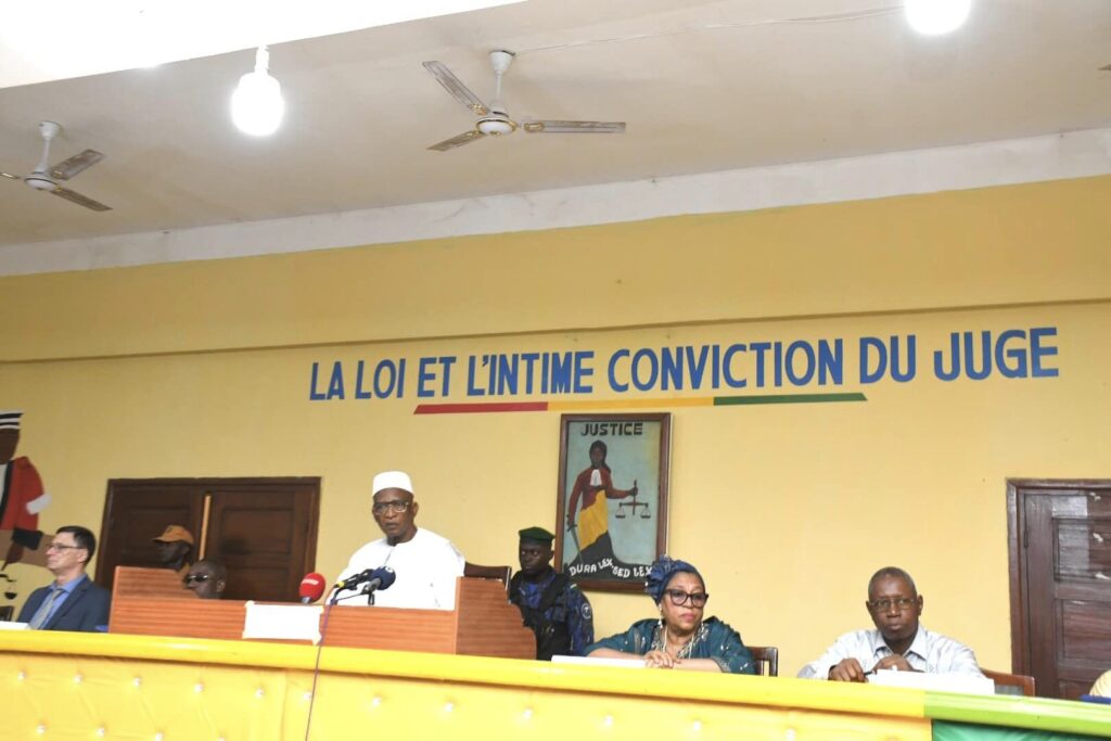 Yaya Kairaba Kaba s’adresse aux magistrats : “«Cherchons à avoir la confiance de nos concitoyens »