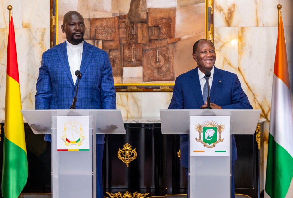 Ouattara à Doumbouya : « Notre vœu est de voir la Guinée retrouver son lustre d’antan »