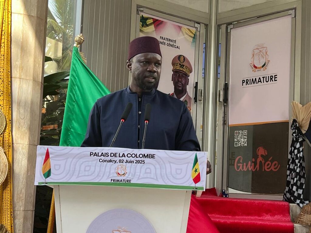 Ousmane Sonko plaide pour la souveraineté, le respect mutuel et la coopération entre États africains ( Guinée et Sénégal )