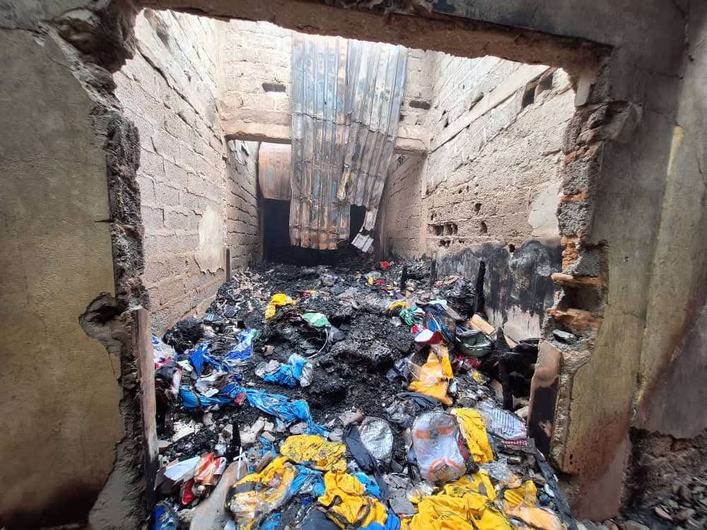 Incendie au marché Madina : des commerçants ruinés appellent à l’aide
