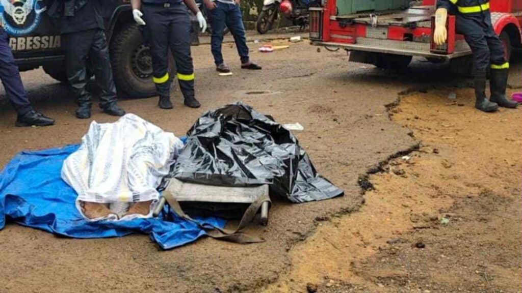 Drame des pluies à Conakry : Deux personnes emportées par les eaux à Dabondy École