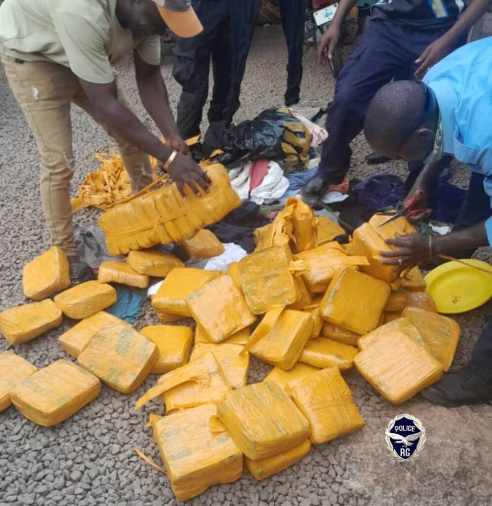 Kamsar : la Police met la main sur 62 kg de chanvre indien