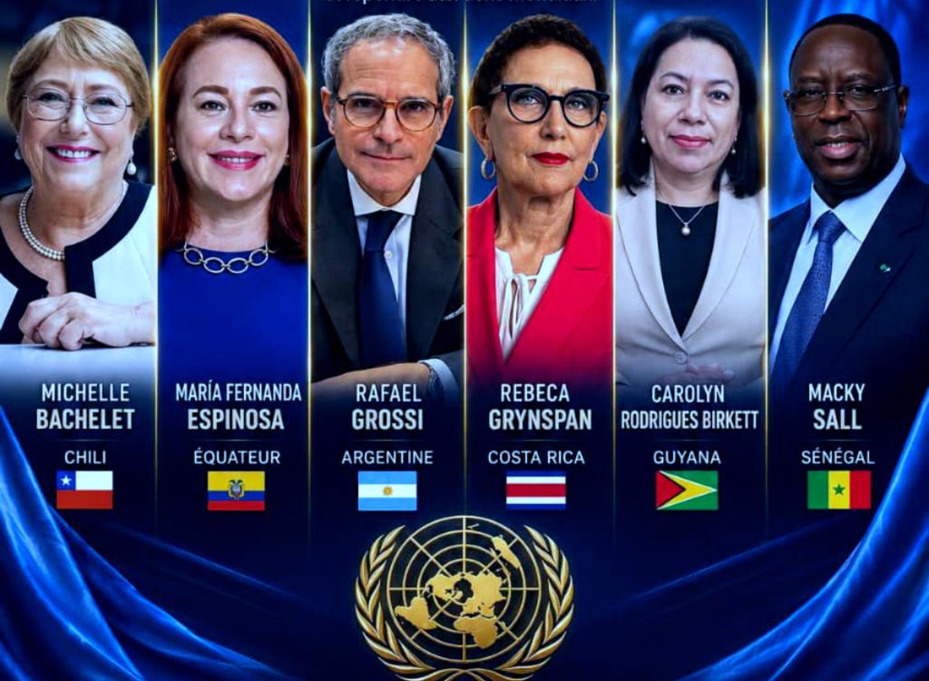 Qui pour diriger l’ONU après Antonio Guterres ? Six candidats se déclarent