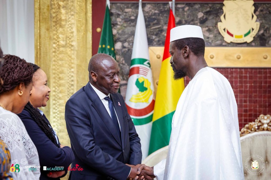 Guinée : le Président Mamadi Doumbouya reçoit le vice-président de la Banque mondiale pour l’Afrique de l’Ouest et du Centre